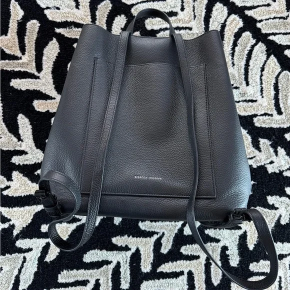 Rebecca Minkoff MEGAN Black Leather Backpack